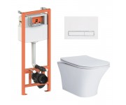 Унитаз с инсталляцией QTAP PRESTO QT24332615EW46888