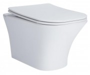 Безобідковий унітаз QTAP PRESTO QT24332615EW