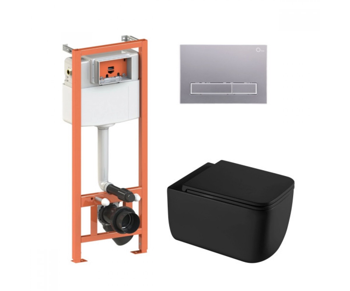 Комплект с клавишей QTAP GEMINI ULTRA QUIET QT2533076EUQMB46169 QT2533076EUQMB46169