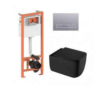 Унітаз з інсталяцією GEMINI ULTRA QUIET QT2533076EUQMB46169