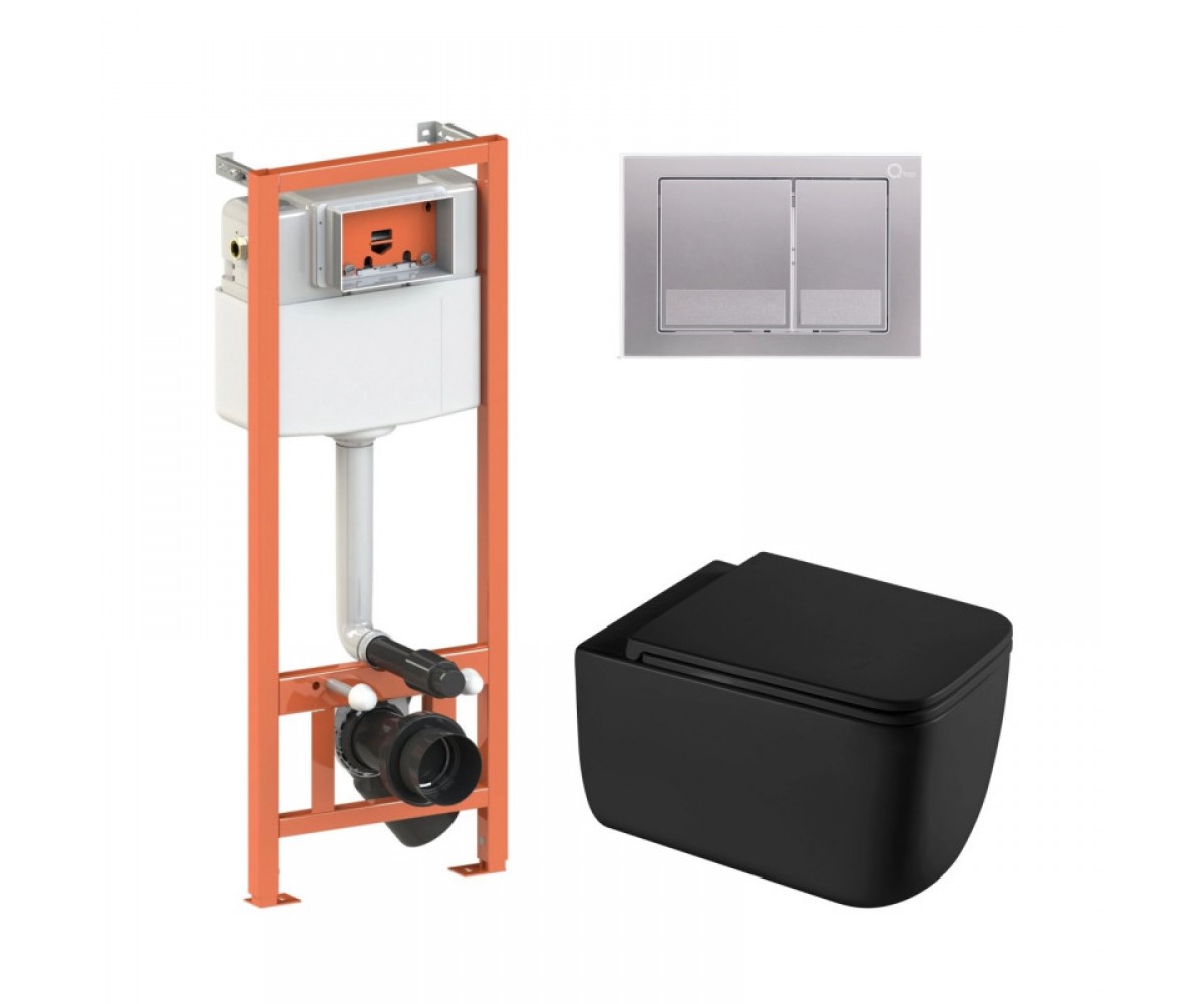 Комплект с двойной клавишей QTAP GEMINI ULTRA QUIET QT2533076EUQMB46172 QT2533076EUQMB46172