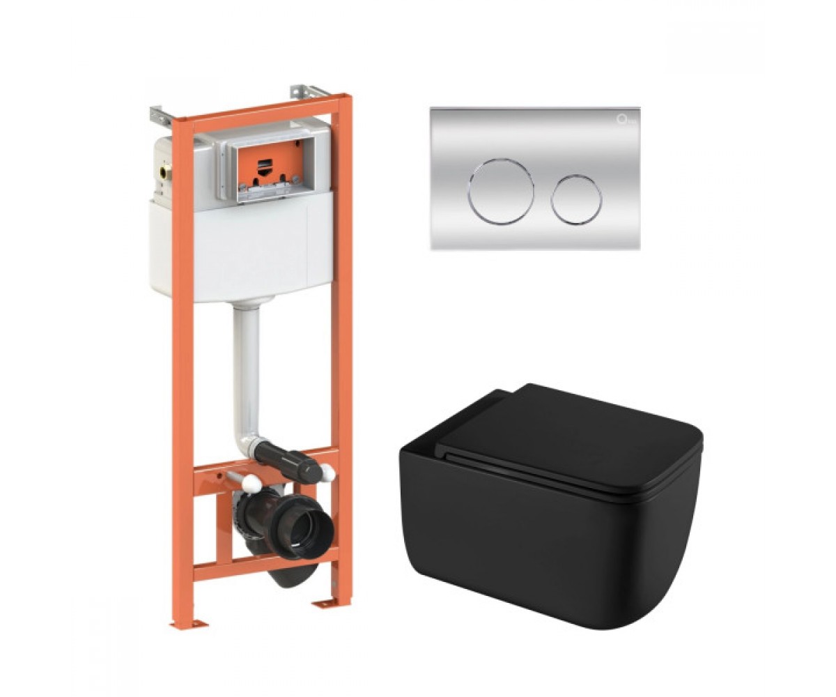 Комплект с клавишей QTAP GEMINI ULTRA QUIET QT2533076EUQMB46174 QT2533076EUQMB46174