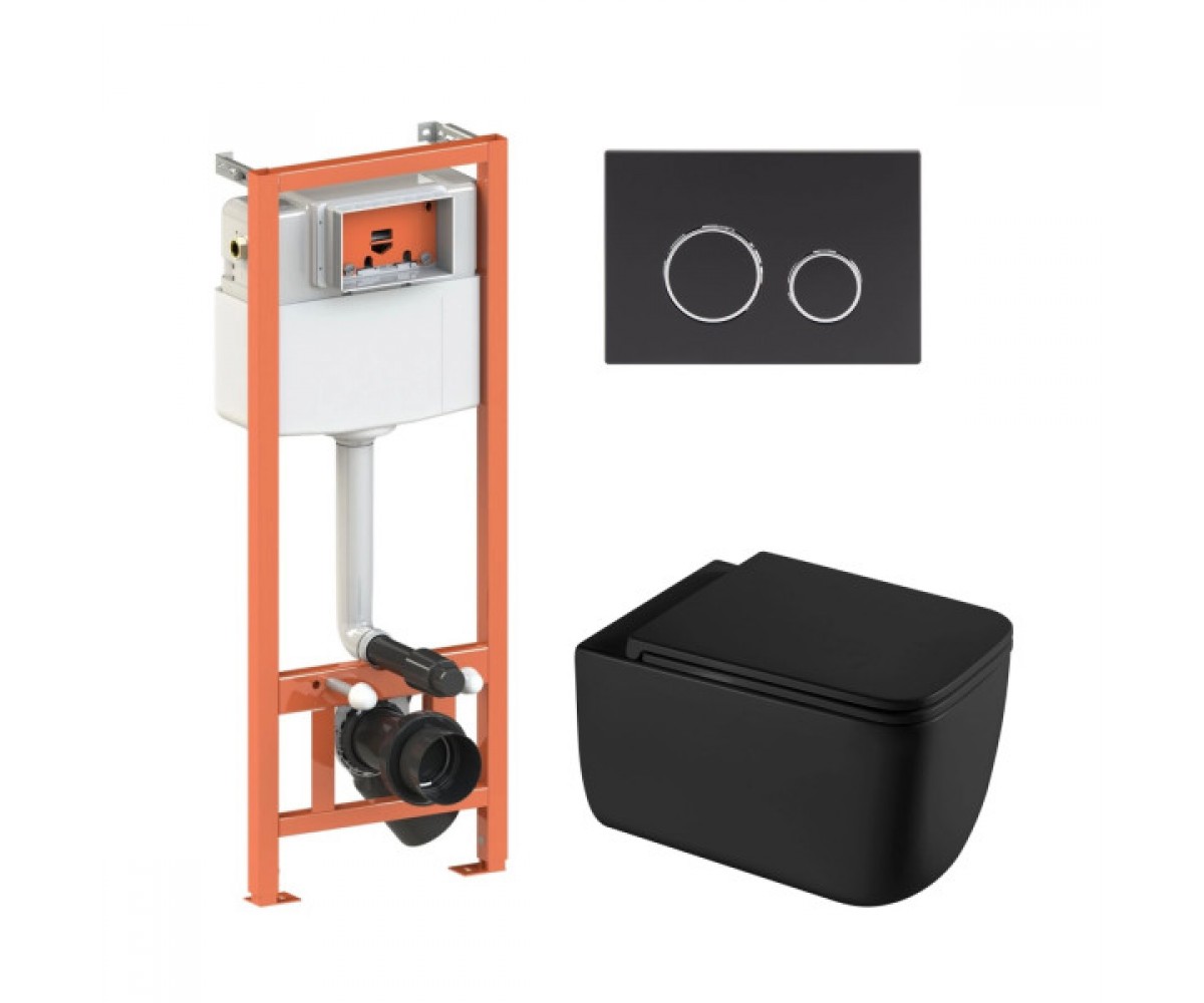 Комплект для інсталяції QTAP GEMINI ULTRA QUIET QT2533076EUQMB46176 QT2533076EUQMB46176