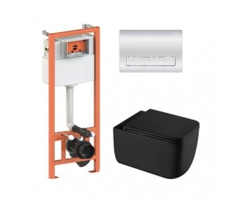 Унітаз з інсталяцією GEMINI ULTRA QUIET QT2533076EUQMB46177