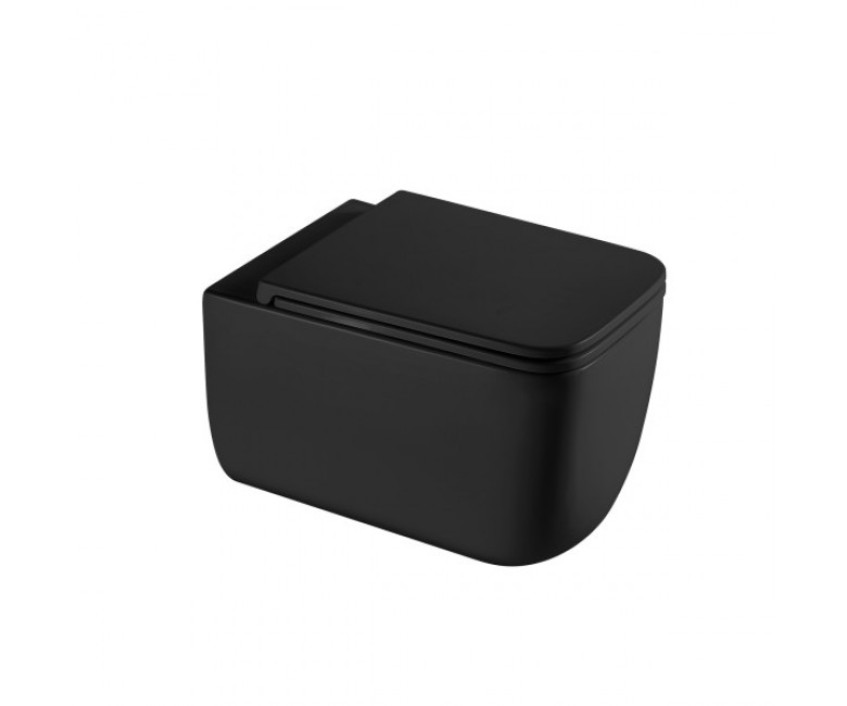 Унітаз з сидінням QTAP GEMINI QT2533076EUQMB QT2533076EUQMB