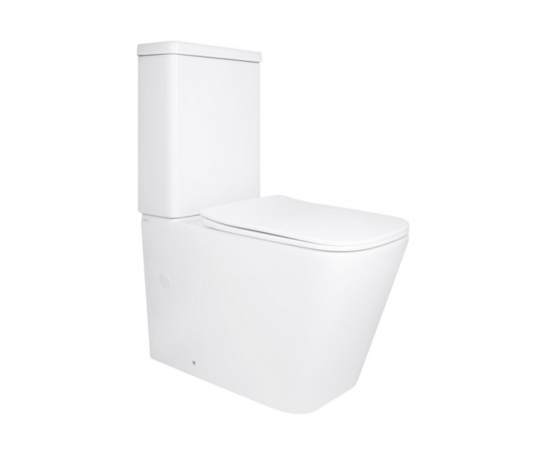 Унітаз-компакт безобідковий QTAP STENAVA RIMLESS QT27228303W QT27228303W
