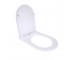 Qtap сиденье для унитаза напольного (Vlasta) 560×363×30 мм, White, с микролифтом, Slim Duroplast, Quick Release QT28228300W3  QT