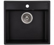 Кухонна мийка з сифоном QTAP QT5250BLA404 QTAP  QT5250BLA404