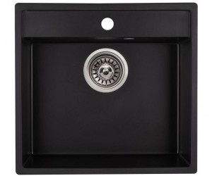 Кухонна мийка з сифоном QTAP QT5250BLA404 QTAP  QT5250BLA404
