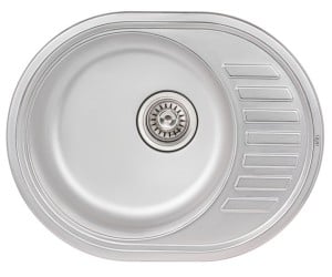 Мийка овальна 57х45 см QTAP QT5745SAT08 QTAP  QT5745SAT08