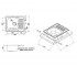 Мойка прямоугольная  QT5848MICDEC08:Чертеж 