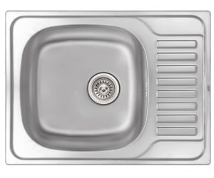 Мийка з сифоном 65х50 см QTAP QT6550MICDEC08 QTAP  QT6550MICDEC08