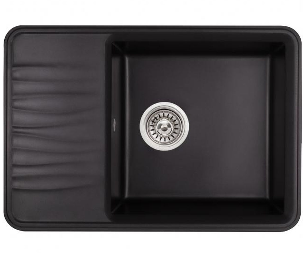 Композитна мийка з сифоном QTAP QT7440BLA404 QTAP  QT7440BLA404 QT7440BLA404