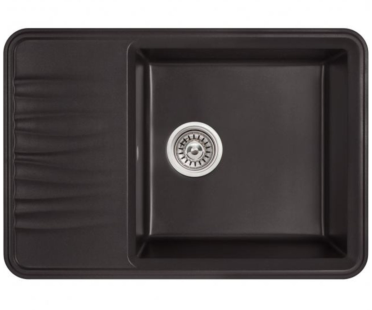 Композитна мийка з сифоном QTAP QT7440COF551 QTAP  QT7440COF551 QT7440COF551