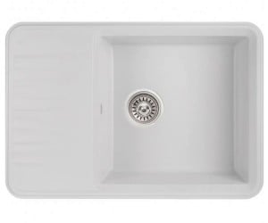 Композитна мийка з сифоном QTAP QT7440WHI650 QTAP  QT7440WHI650