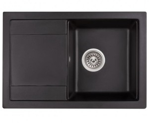 QTAP QT7449BLA404 композитна мийка з сифоном QTAP  QT7449BLA404