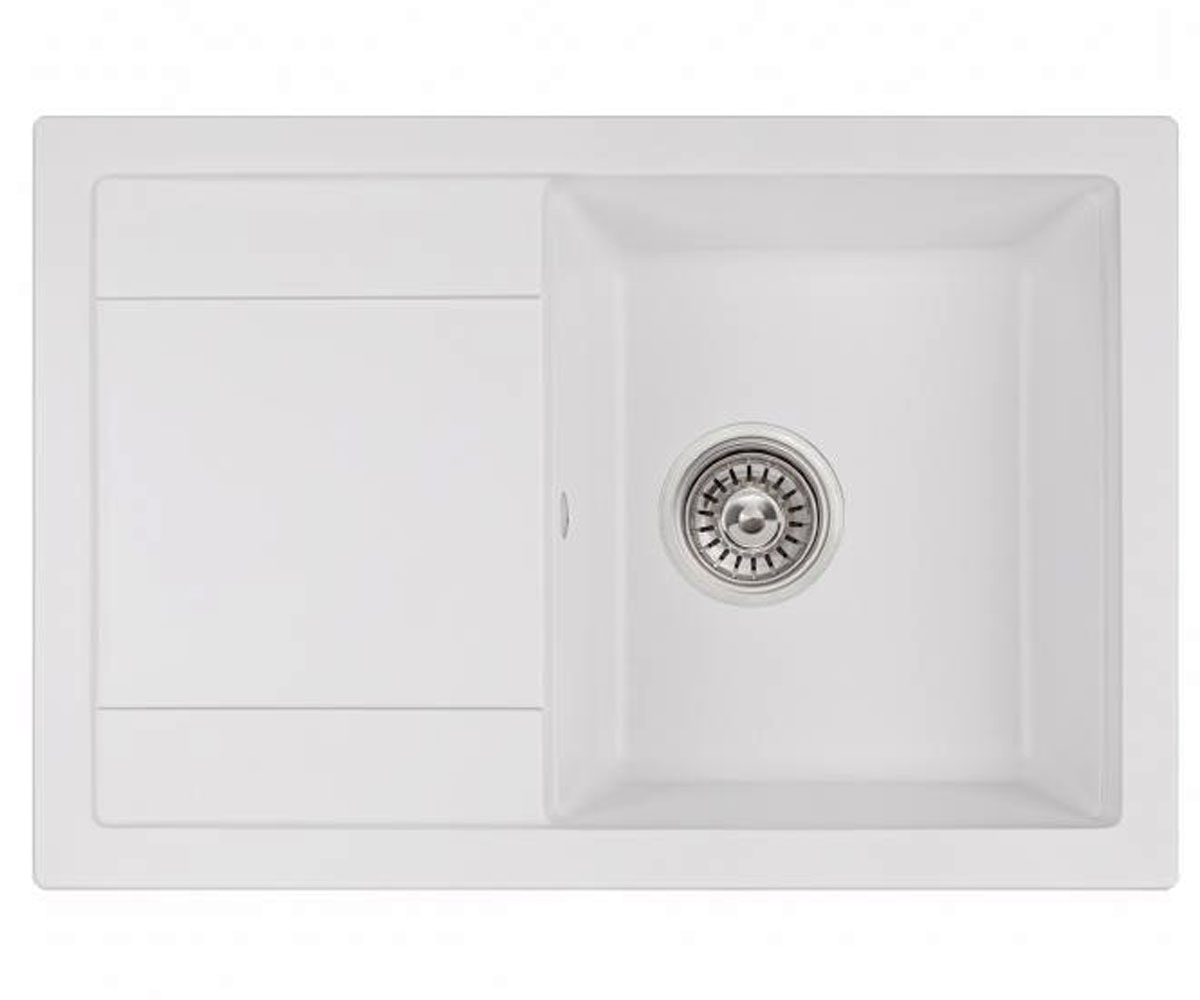 QTAP QT7449WHI650 композитна мийка з сифоном QTAP  QT7449WHI650 QT7449WHI650