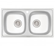 QTAP мийка з двома чашами QT7843BMICDEC08 QTAP  QT7843BMICDEC08