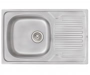 Прямокутна мийка 78х50 см QTAP QT7850SAT08 QTAP  QT7850SAT08