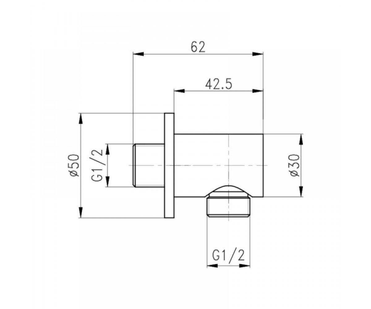 Подключение шланга  KOLO QT809910842856OB:Чертеж 