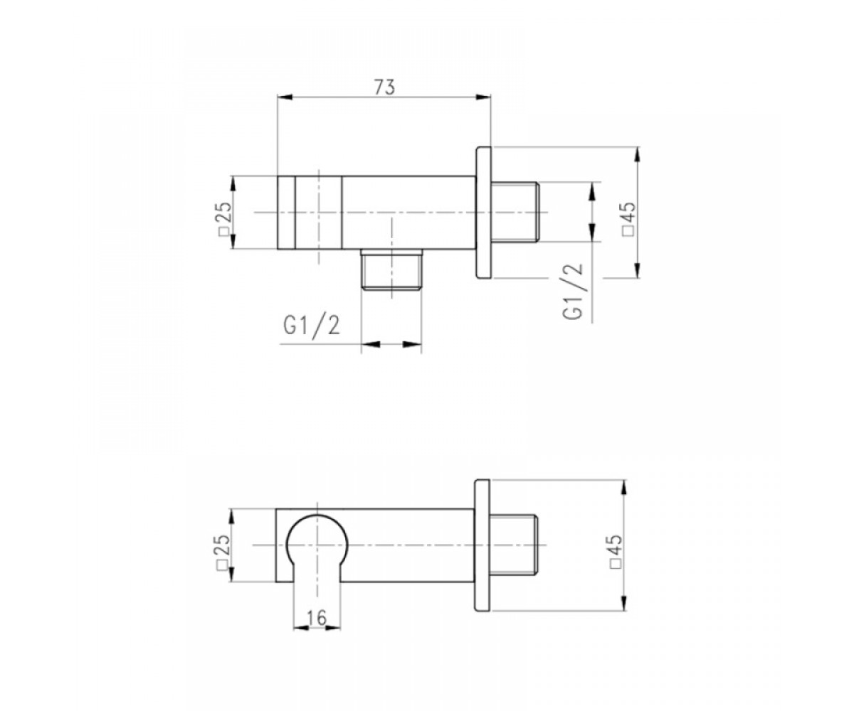 Подключение шланга  KVAD QT819810842858NB:Чертеж 