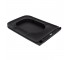 Qtap сиденье для унитаза (Gemini) 435x357x37 мм, Matt Black, с микролифтом, Slim Duroplast, Quick Release QT99HY2312MB  QT99HY23