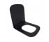 Qtap сиденье для унитаза (Tern) 435x345x55 мм, Matt Black, с микролифтом, Slim Duroplast, Quick Release QT99HY2322MB  QT99HY2322