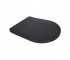 Сидіння для унітаза (Robin 660, Scorpio 520,660) 460x362x50 мм, Matt Black, з мікроліфтом, Slim Duroplast, Quick Release QTSC179MB47352 Qtap QTAP  QT9 QT99SC5502MB