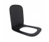 Qtap сиденье для унитаза (Tern 490) 435x344x50 мм, Matt Black, с микролифтом, Slim Duroplast, Quick Release QTSC179MB47354  QT99