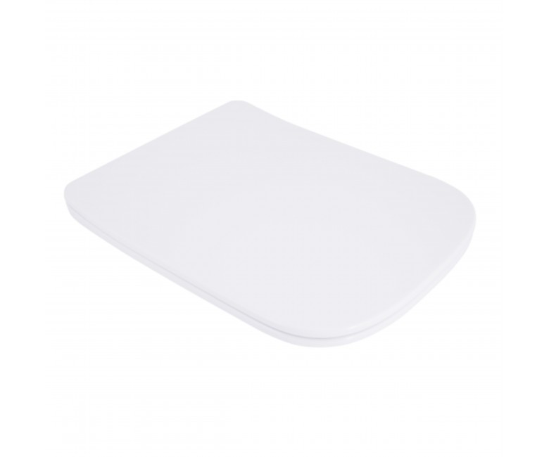 Сидіння для унітаза (Tern 490,520,610) 435x344x50 мм, White, з мікроліфтом, Slim Duroplast, Quick Release QTSC179W47353 Qtap QTAP  QT99SC5503W QT99SC5503W