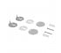 Qtap сиденье для унитаза (Tern 490,520,610) 435x344x50 мм, White, с микролифтом, Slim Duroplast, Quick Release QTSC179W47353  QT