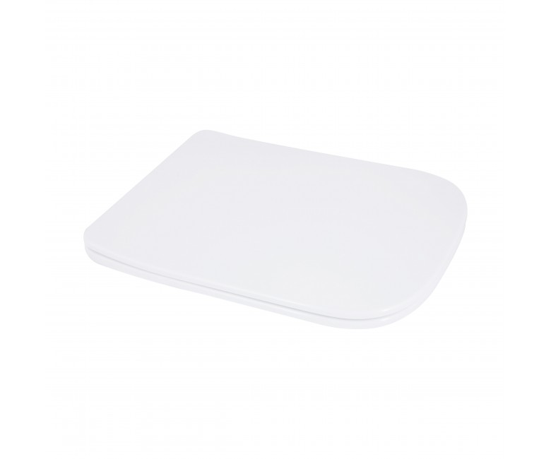 Qtap сиденье для унитаза напольного (Stenava) 435×345×30 мм, White, с микролифтом, Slim Duroplast, Quick Release QT99SC8303W QTAP  QT99SC8303W QT99SC8303W
