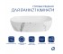 Раковина накладная Qtap Aquarius 470x380x120 мм, Marble, прямоугольная, с донным клапаном QTAQA188MR49782  QTAQA188MR49782:Фото 
