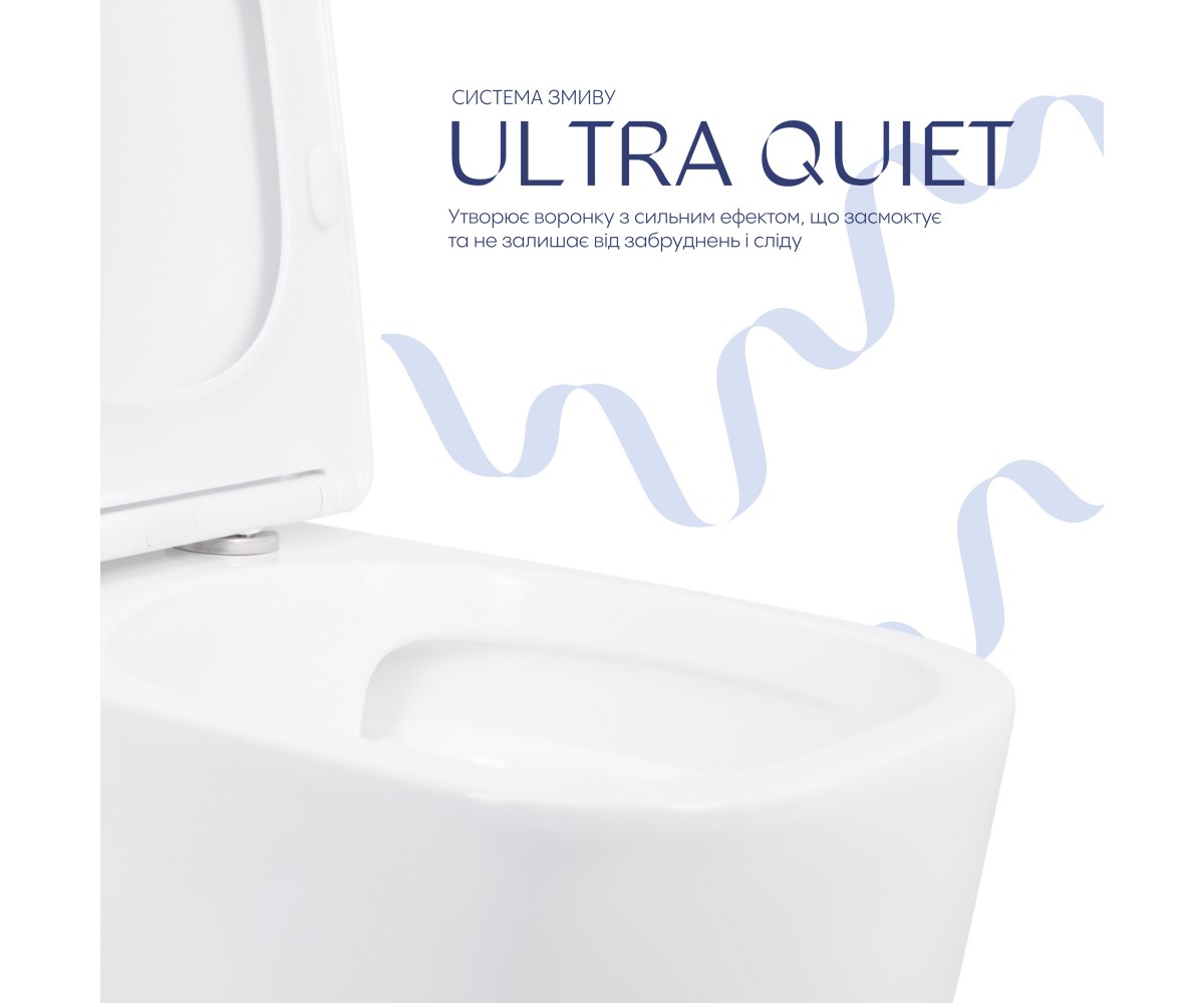 Унитаз напольный Qtap Aquarius Ultra Quiet 620×355×790 мм с сиденьем Soft-close, White QTAQAW27W49262  QTAQAW27W49262:Фото 10