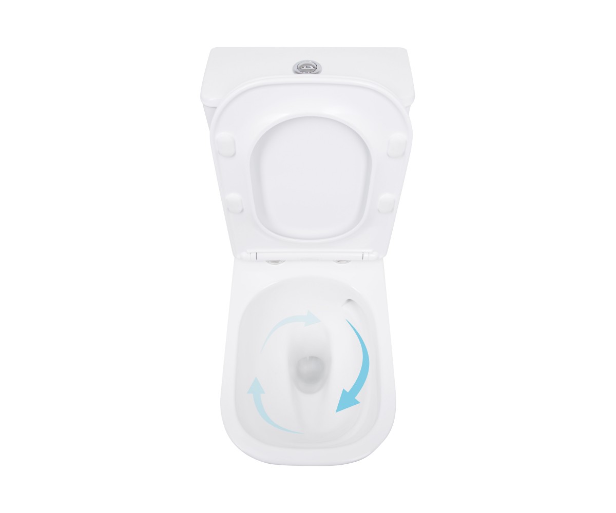Унитаз напольный Qtap Aquarius Ultra Quiet 620×355×790 мм с сиденьем Soft-close, White QTAQAW27W49262  QTAQAW27W49262:Фото 11