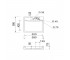 Раковина на стиральную машину Qtap Arvin 595x595x115 мм, White QTARV2365WHI48575  QTARV2365WHI48575:Чертеж 