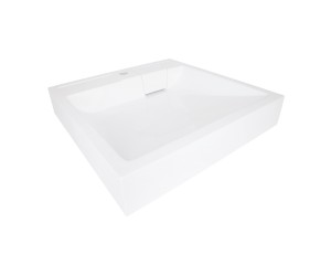 Раковина на пральну машину Qtap Arvin 595x595x115 мм, White QTARV2365WHI48575 QTAP  QTARV2365WHI48575