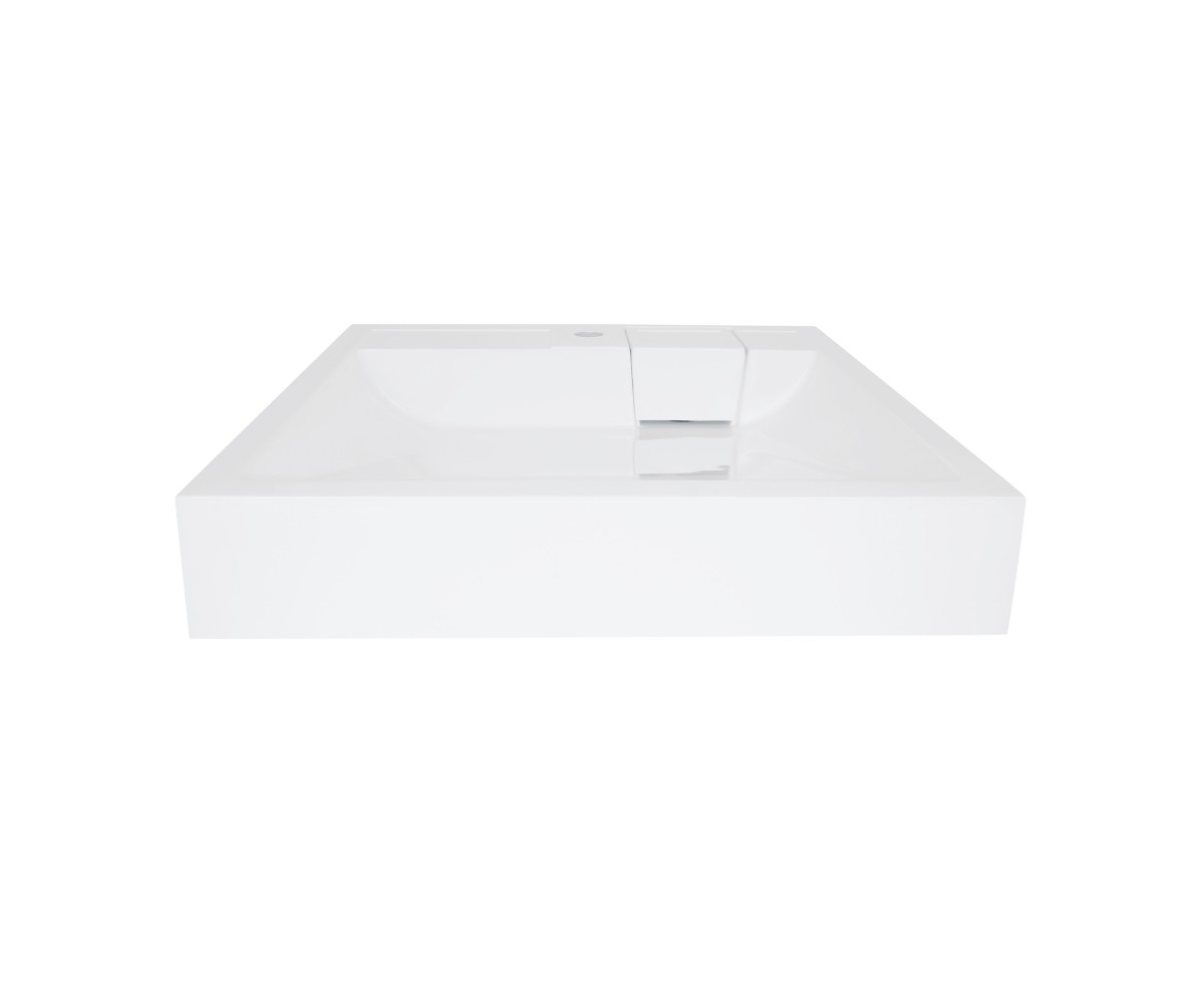 Раковина на стиральную машину Qtap Arvin 595x595x115 мм, White QTARV2365WHI48575  QTARV2365WHI48575:Фото 2