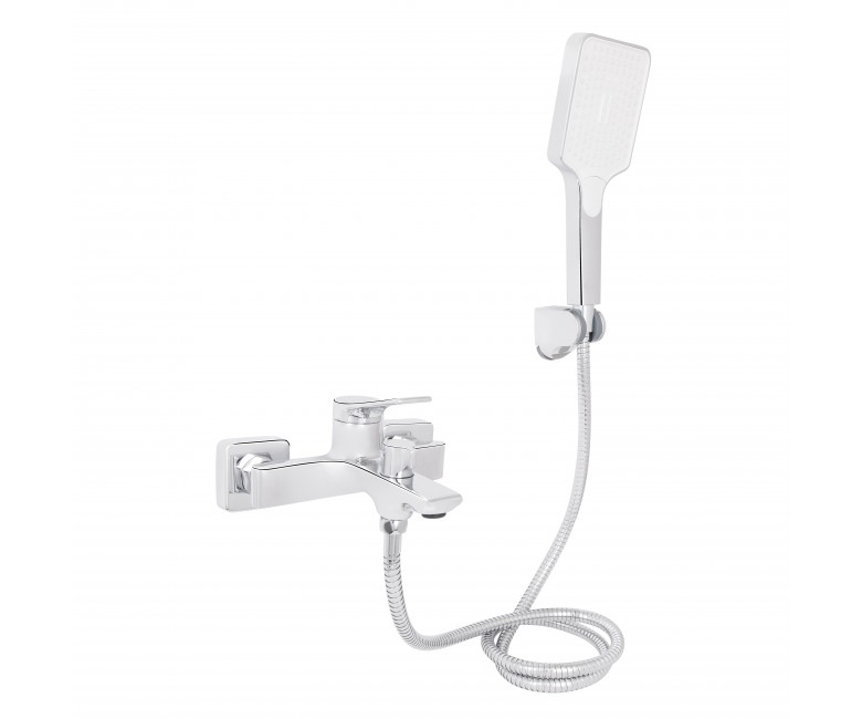 Змішувач для ванни Qtap Arvin з душовим гарнітуром QTARV259CRM48640 Chrome QTAP  QTARV259CRM48640 QTARV259CRM48640