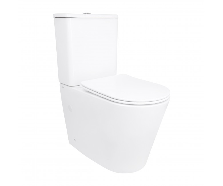 Унітаз підлоговий Qtap Arvin Ultra Quiet 630×350×795 мм з сидінням Soft-close, White QTARV27W49259 QTAP  QTARV27W49259 QTARV27W49259