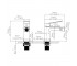 Смеситель для биде Qtap Capricorn Chrome (k26) QTCAP2060102C48223  QTCAP2060102C48223:Чертеж 