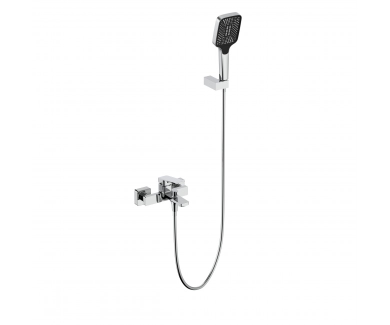 Змішувач для ванни Qtap Capricorn з душовим гарнітуром Chrome (k35) QTCAP3060102C48222 QTAP  QTCAP3060102C48222 QTCAP3060102C48222