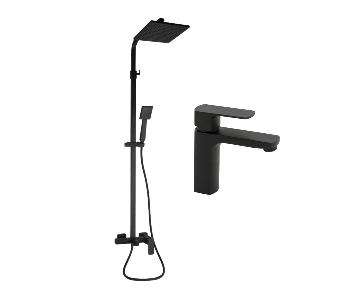 Комплект змішувачів  QTAP CAPRICORN QTCAP53103KNB47669 QTCAP53103KNB47669