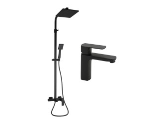 Комплект змішувачів  QTAP CAPRICORN QTCAP53103KNB47669