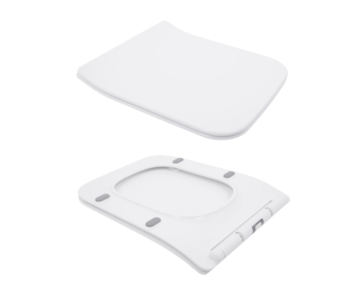 Унитаз-компакт Qtap Crow Eco безободковый с сиденьем Soft-close QTCRO27W48750  QTCRO27W48750:Фото 4