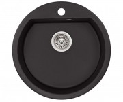 Кругла мийка з сифоном QTAP QTD510BLA404 QTAP  QTD510BLA404