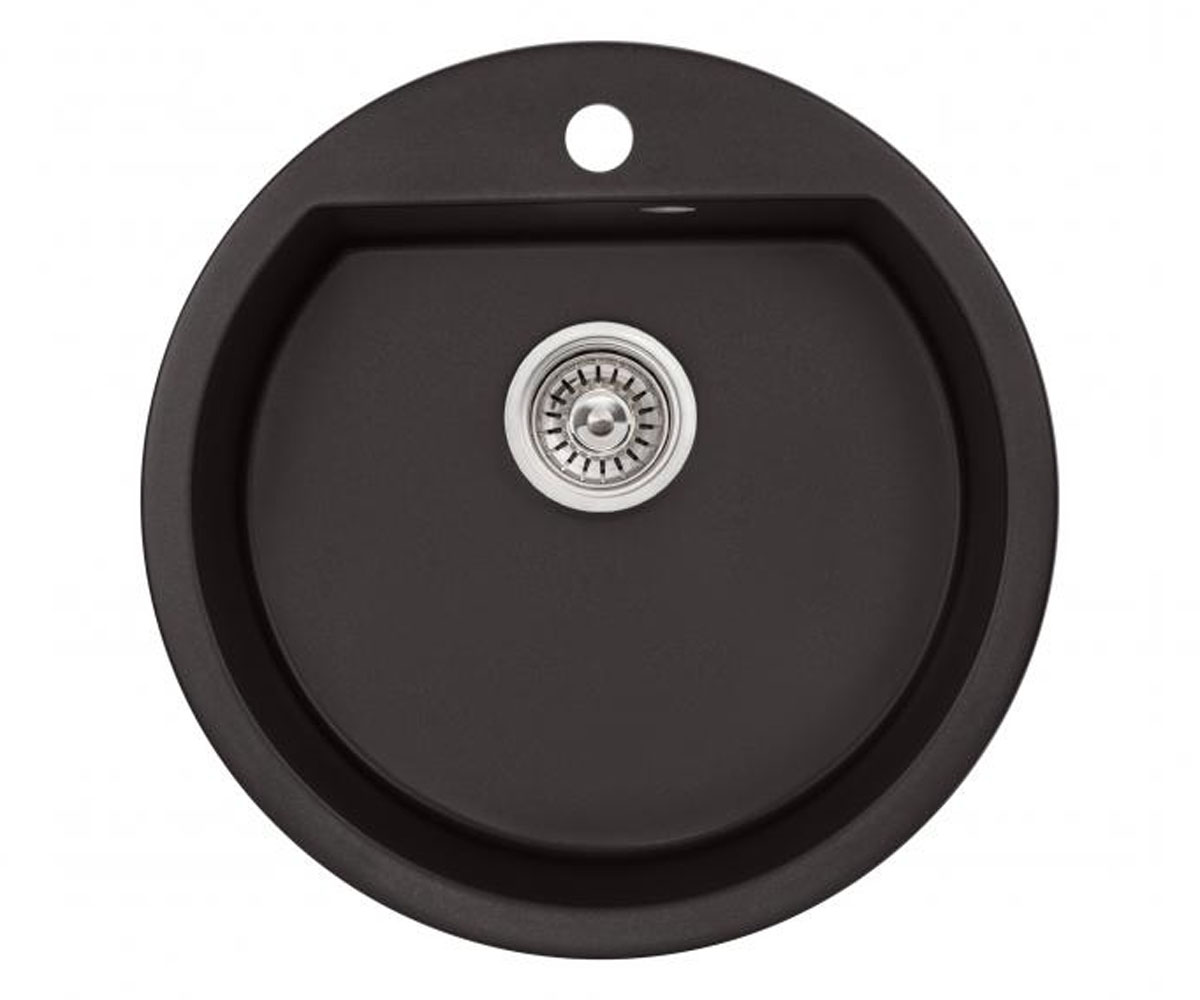 Кругла мийка з сифоном QTAP QTD510COF551 QTAP  QTD510COF551 QTD510COF551