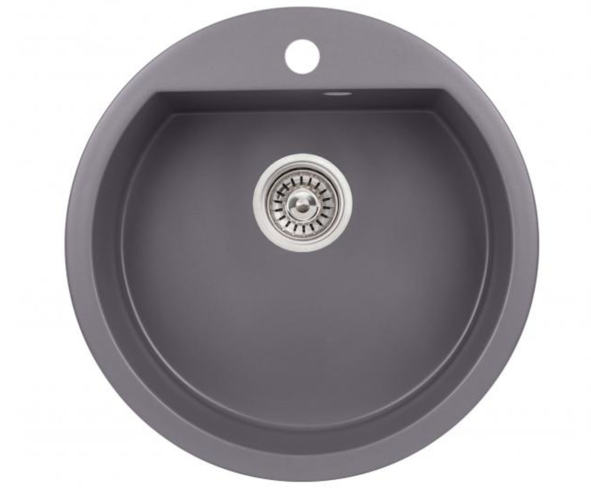 Кругла мийка з сифоном QTAP QTD510GRE471 QTAP  QTD510GRE471 QTD510GRE471