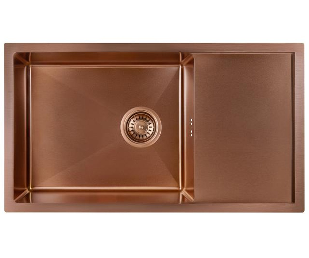 Мийка 78 см з сифоном QTAP  QTD7844BRPVD12 QTD7844BRPVD12
