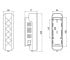 Диспенсер одинарный  DAVCOVAC QTDM350CP1:Чертеж 